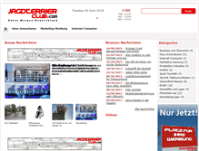 Tablet Screenshot of jagdterrierclub.com